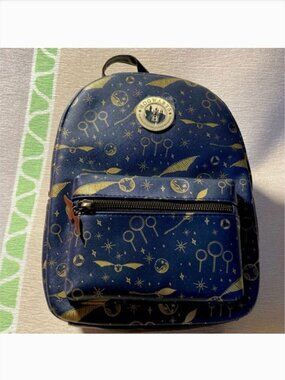 Harry Potter Navy & Gold Quidditch backpack
